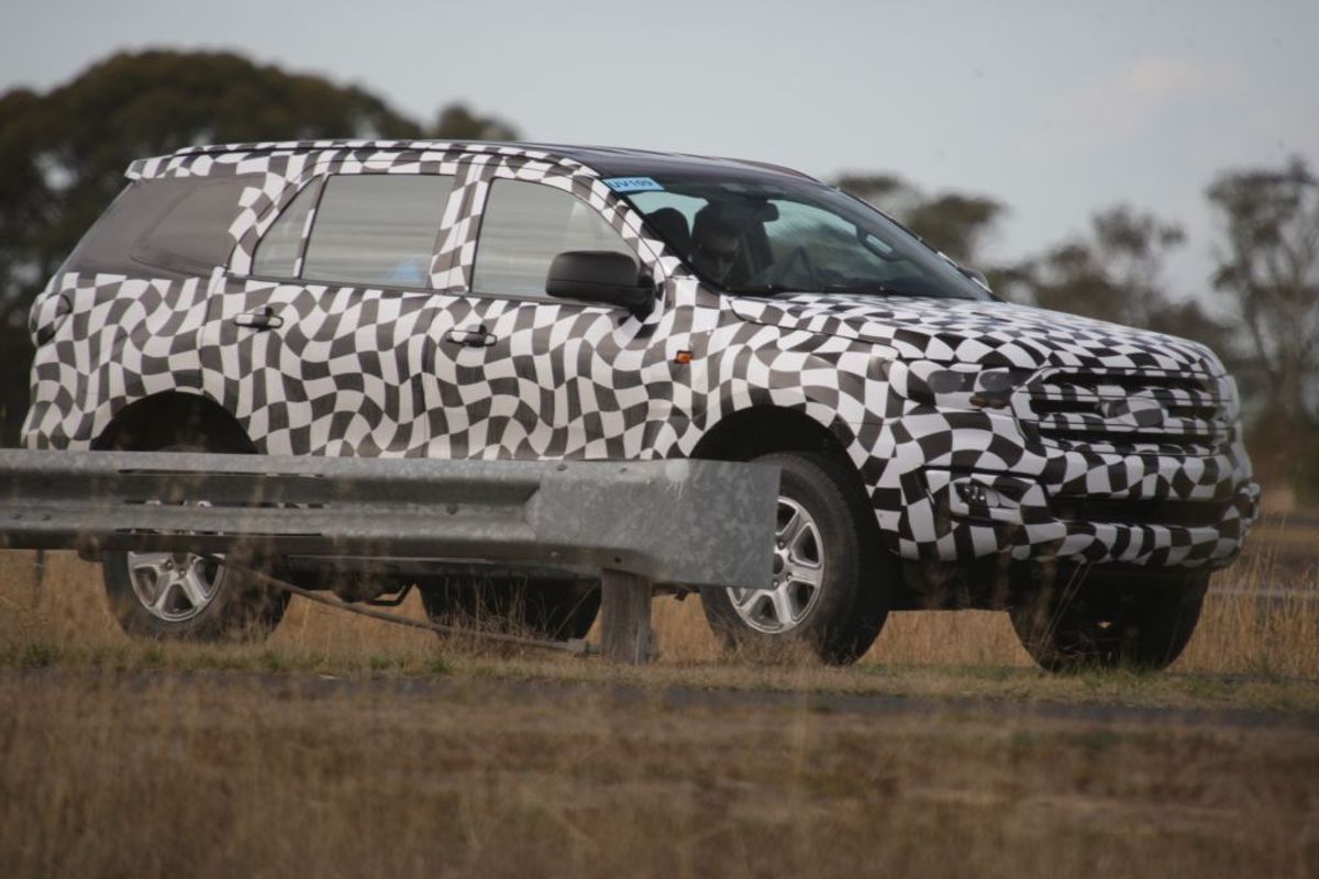 Ford Endevour Test Mule